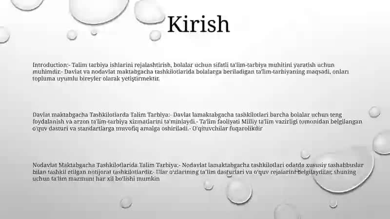 Talim Tarbiya Ishlarini Rejalashtirish 2