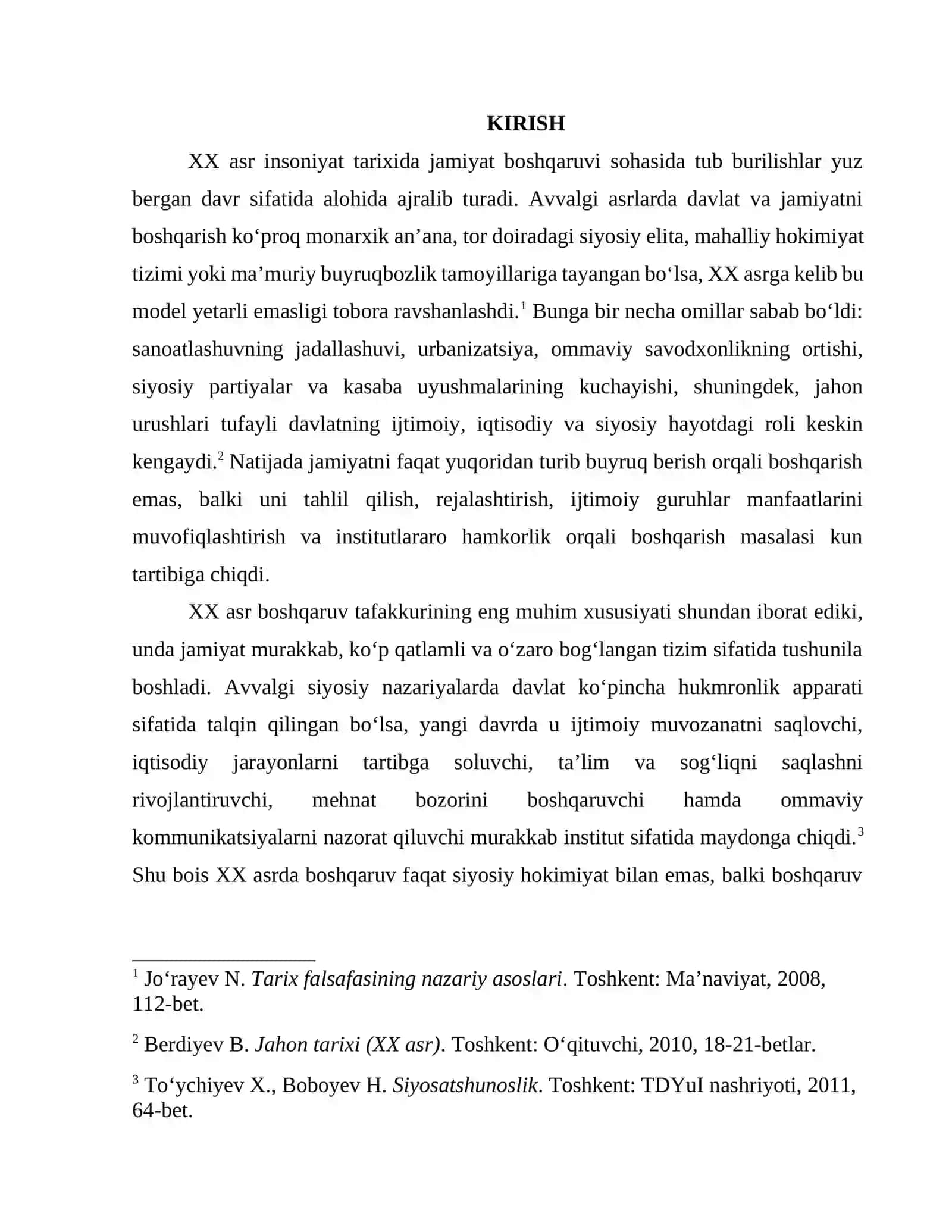 XX asr jamiyat boshqaruvida yangicha yondashuvlarning paydo bo‘lishi 2