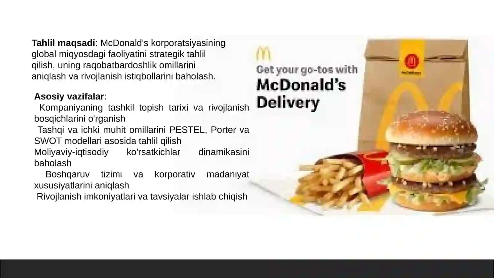 McDonalds kompaniyasi haqida 2