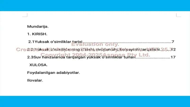 O'simliklar fiziologiyasi 2