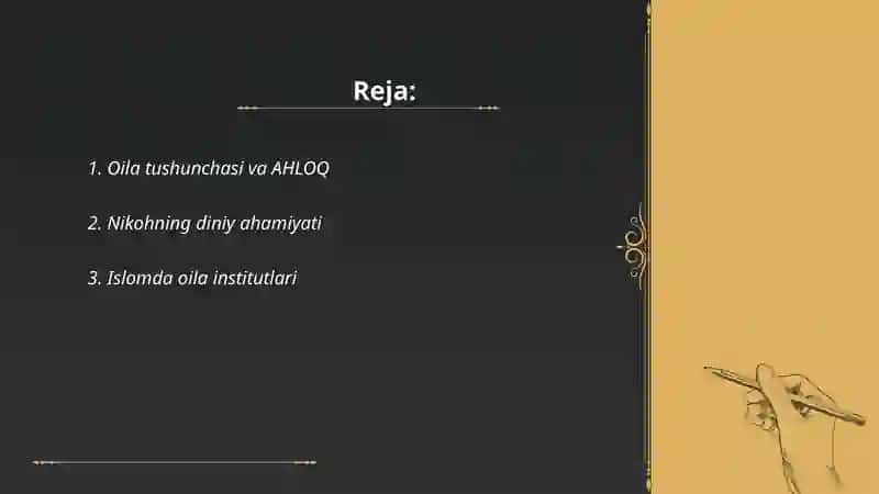 Islom huquqshunosligida oila va nikoh haqida tushunchalar 2
