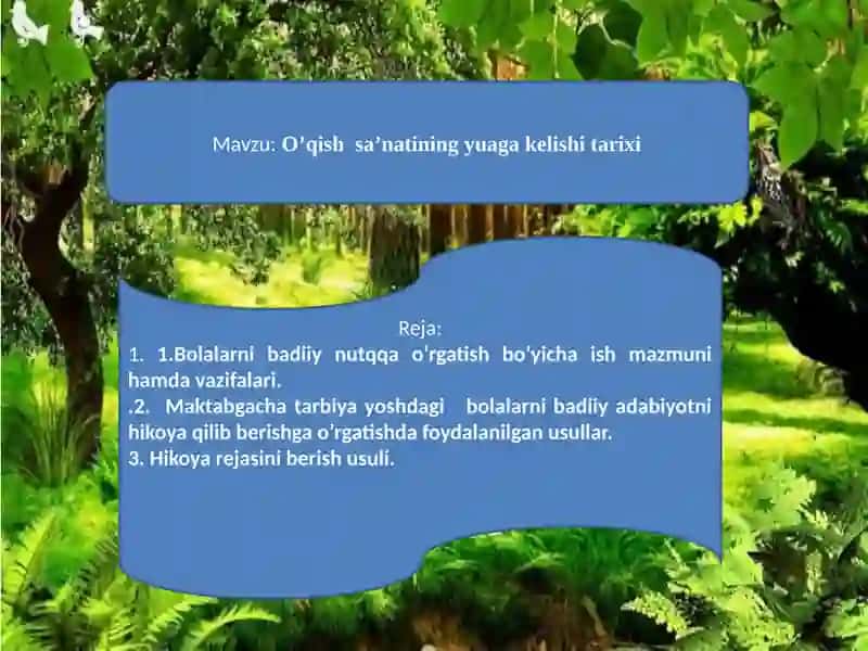 O’qish sa’natining yuzaga kelish tarixi 2