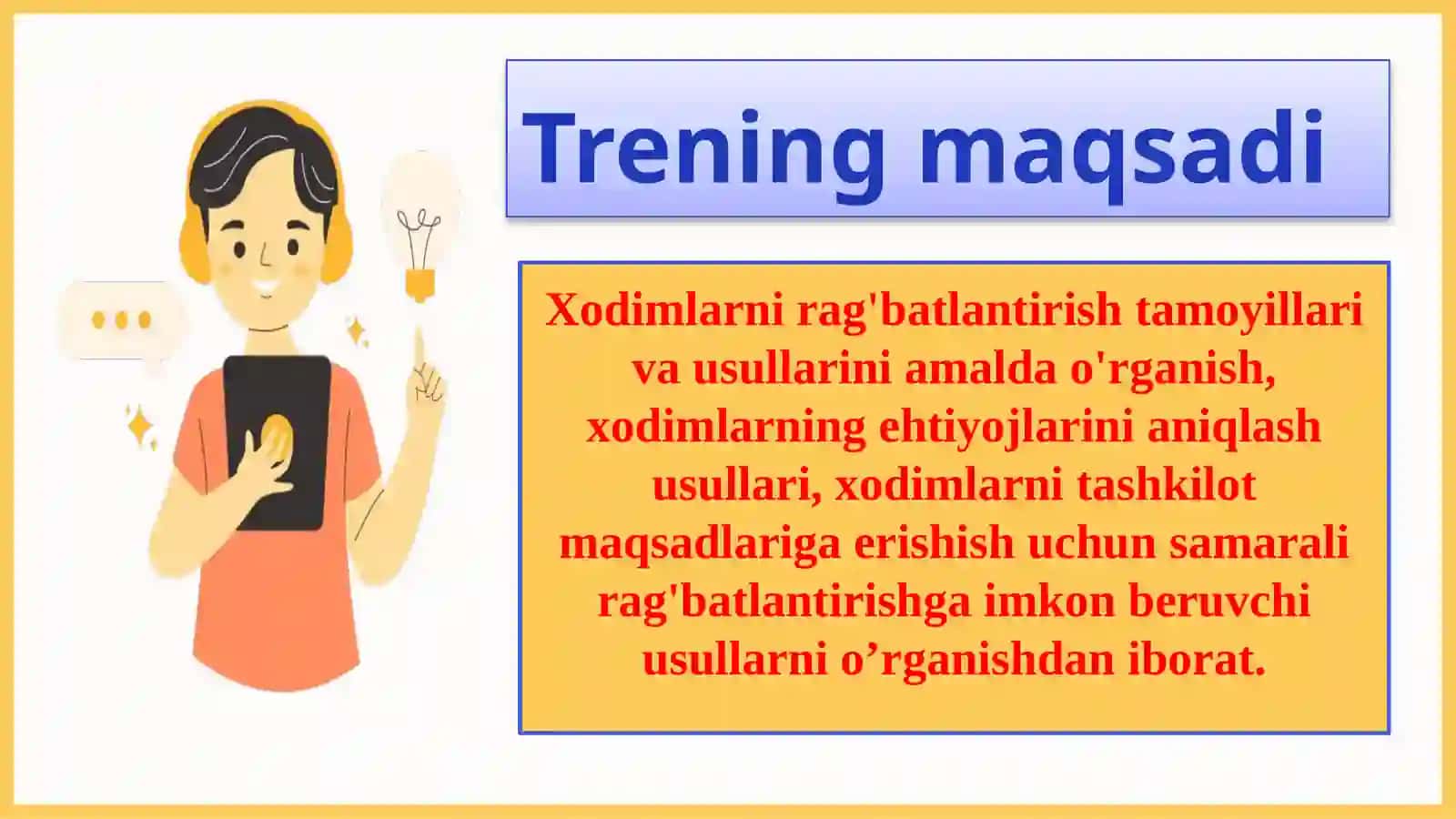 Xodimlarni ragʻbatlantirish 2