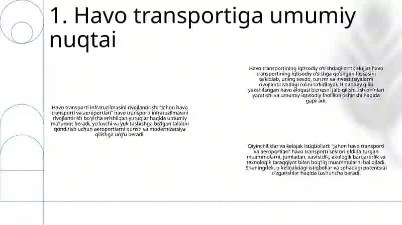 Jahon Havo Transporti Va Aeroportlari 2