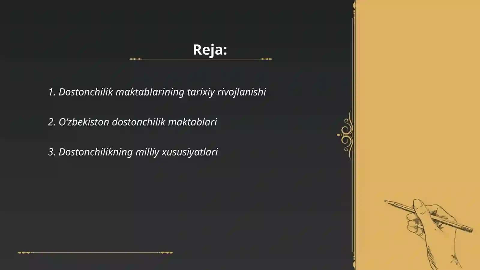 Dostonchilik maktablari 2