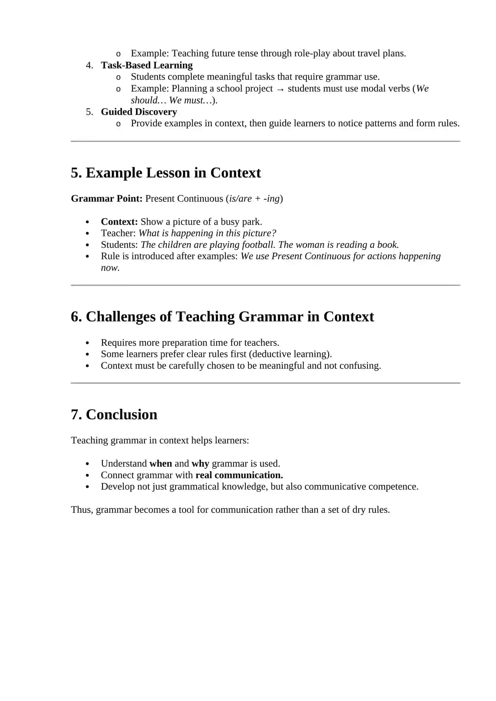 Teaching Grammar in Context 2