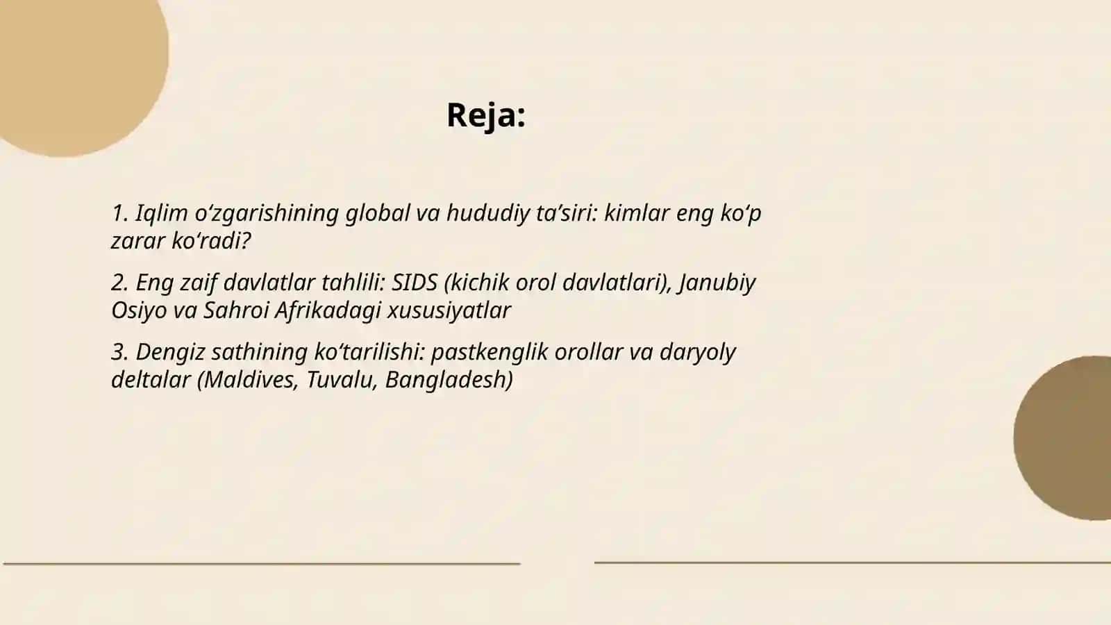 Iqlim oʻzgarishi kimga “qimmatga tushyapti”? 2