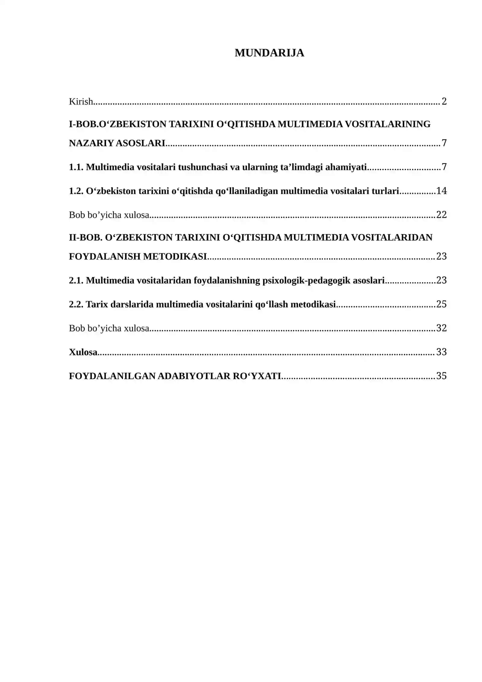 Oʻzbekiston tarixini oʻqitishda multimedia vositalaridan foydalanish 2