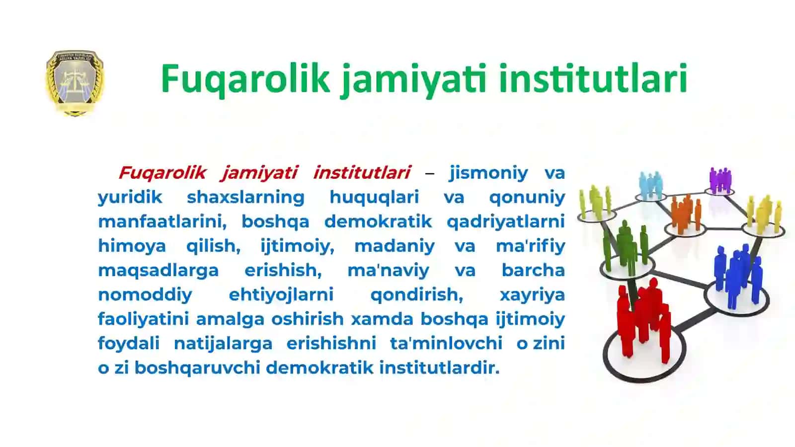 Fuqarolik jamiyati inistitutlari 2