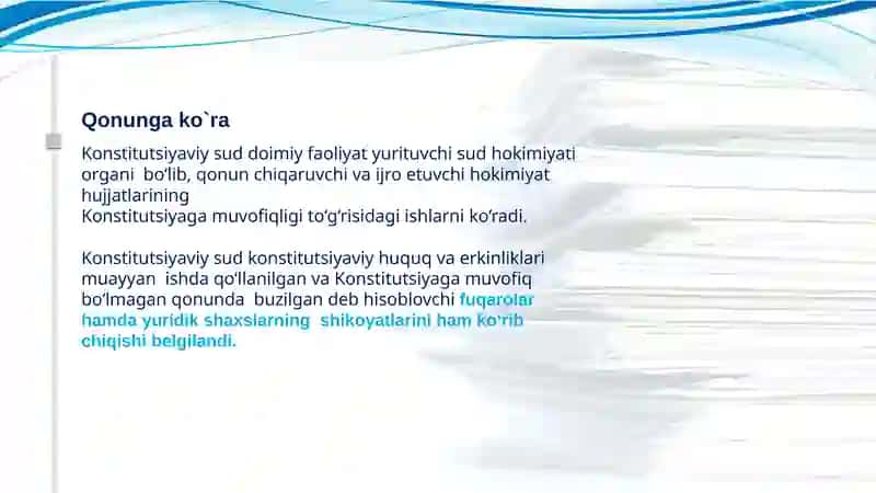 Qonunning maqsadi 2