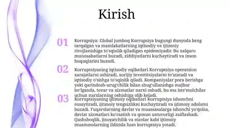 Korrupsiya Global Muammo Sifatida 2