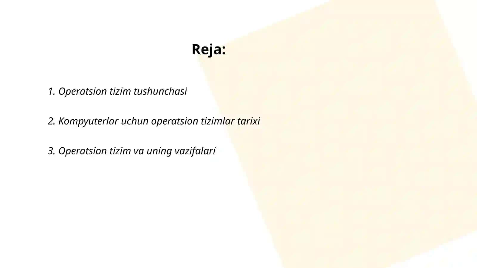Operatsion tizimlar tarixi 2