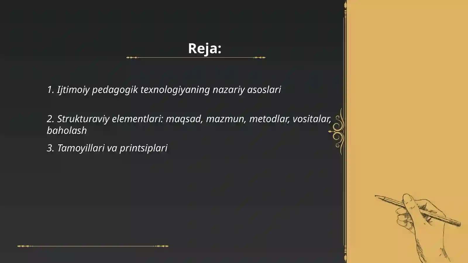 Ijtimoiy pedagogik texnologiya strukturasi va mazmuni 2