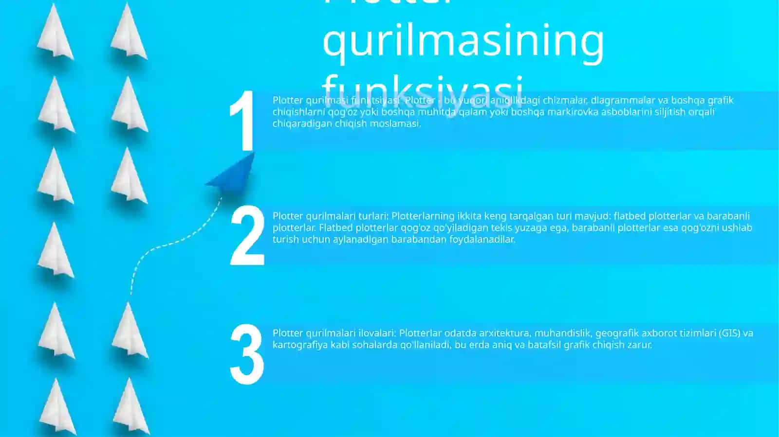 Plotter Qurilmasi Vazifasi Va Turlari Haqida Ayting 2