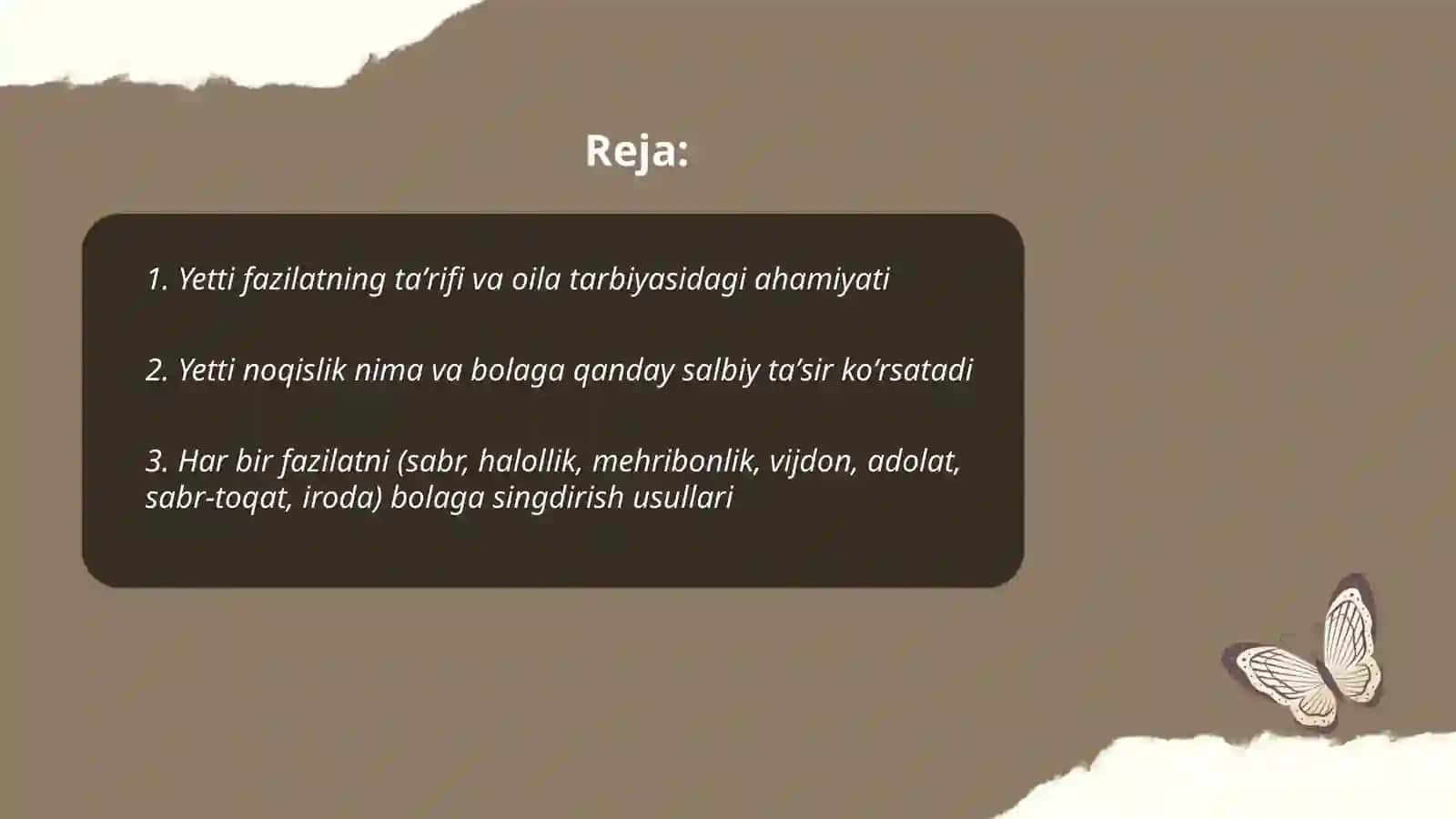 Oila farzand tarbiyasida yetti fazilat va yetti noqislik 2