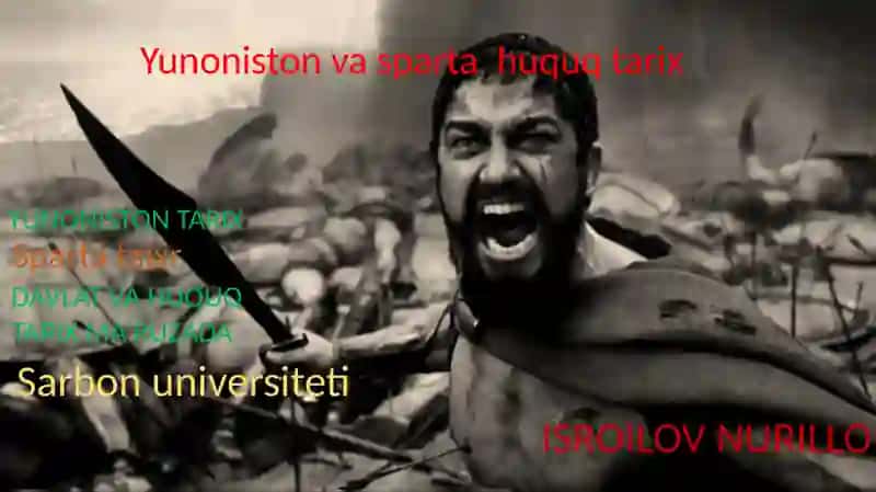 Yunoniston va sparta 2
