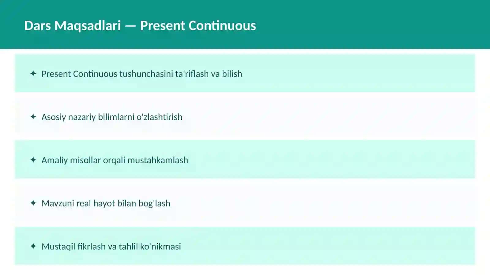 Present Simple 2