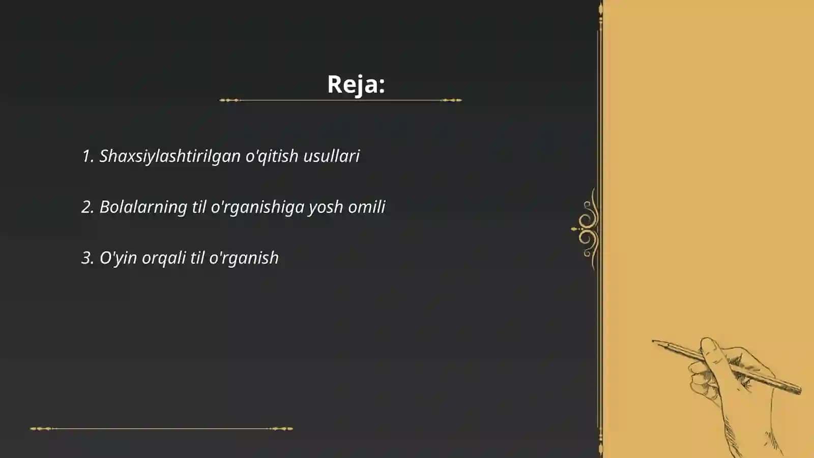 Shaxsiylashtirilgan o'qitish usullari 2