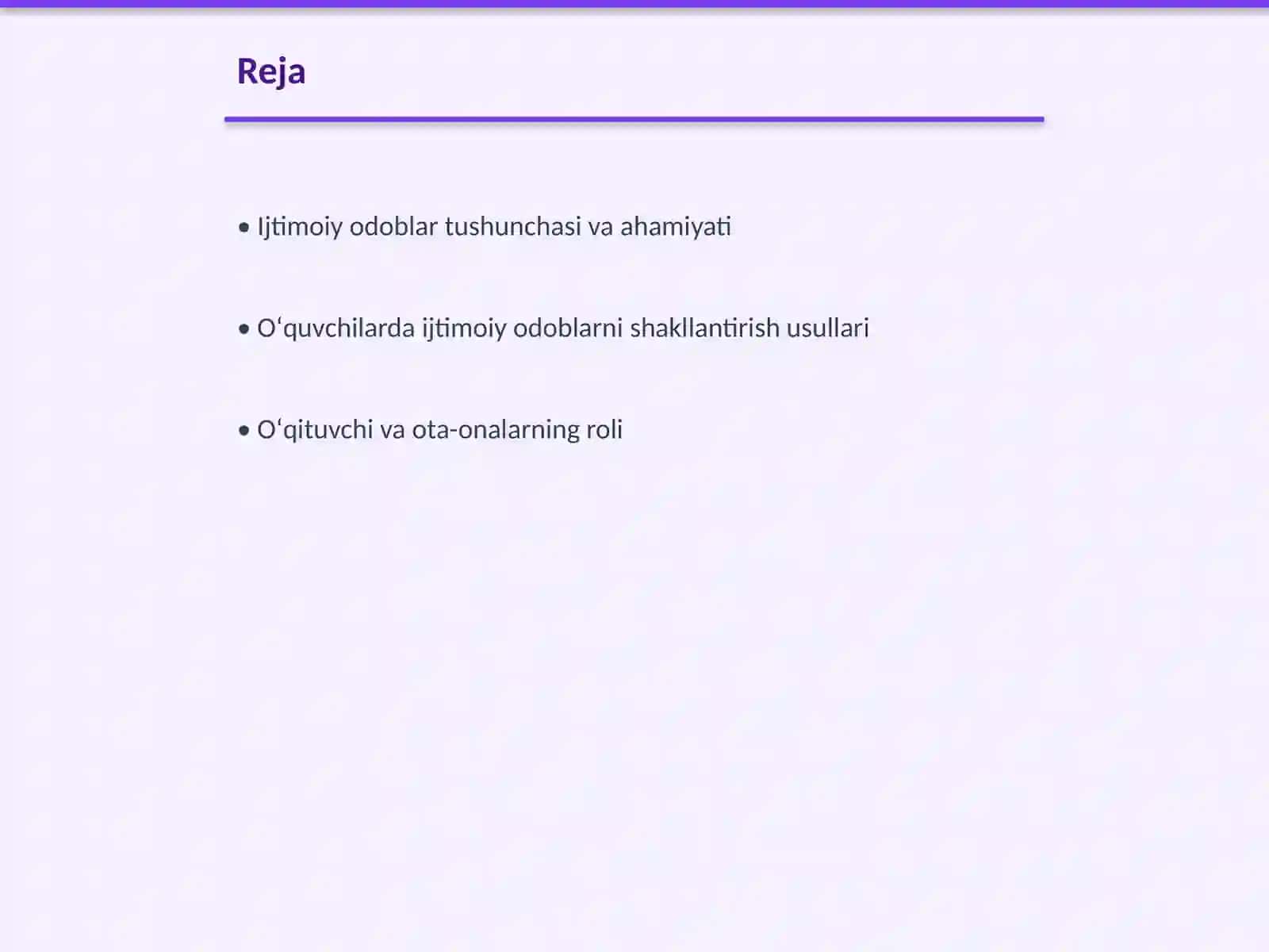 Ijtimoiy odoblar tushunchasi va ahamiyati 2