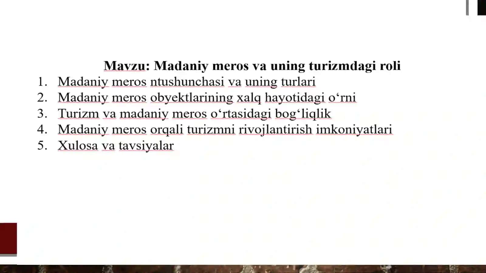 Madaniy Meros va uning Turizmdagi Roli 2