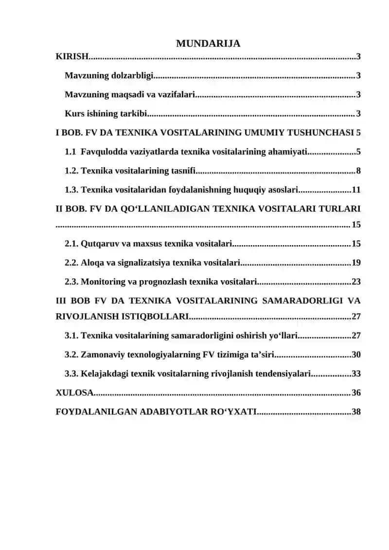 FV da foydalaniladigan texnika vositalari turlari va vazifalari 2