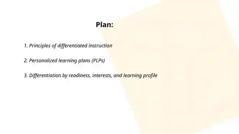 Differentiated instruction and personalized learning 2