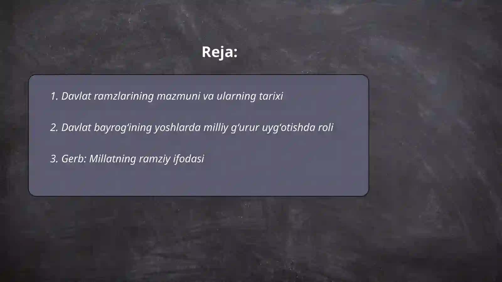 Davlat ramzlari ularning yoshlarda milliy gʻururini shakllantirishdagi oʻrni 2