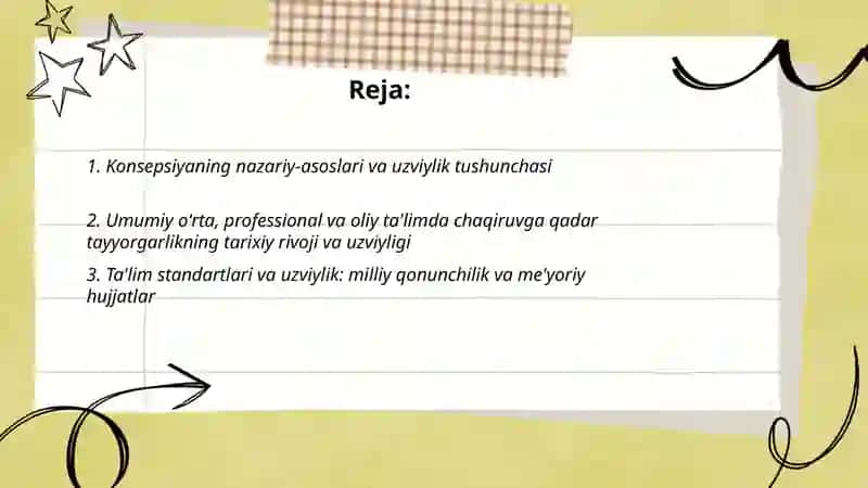 Konsepsiyaning nazariy-asoslari va uzviylik tushunchasi 2
