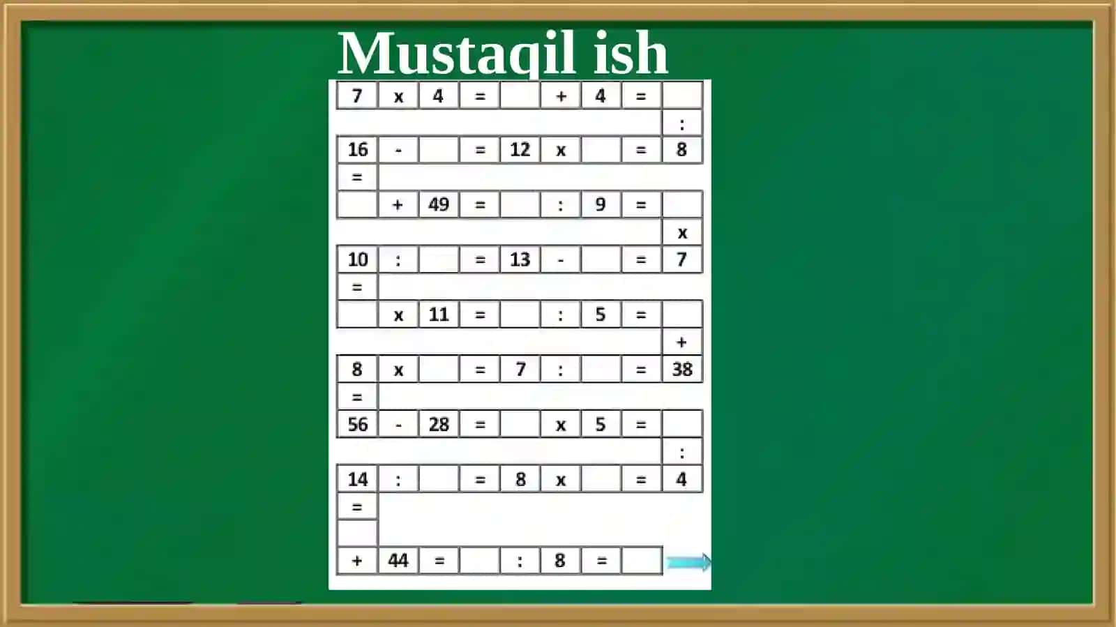 Matematika o’qitish metodikasi fanidan mustaqil ish topshiriqlari 2