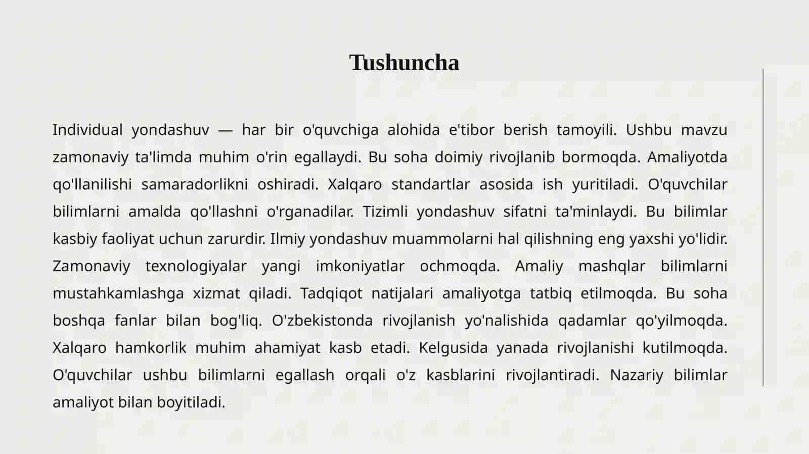 Individual Yondashuv 2