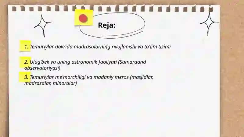 Ôzbekistonni eng yangi tarixi fanidan tayyorlagan mustaqil ish 2