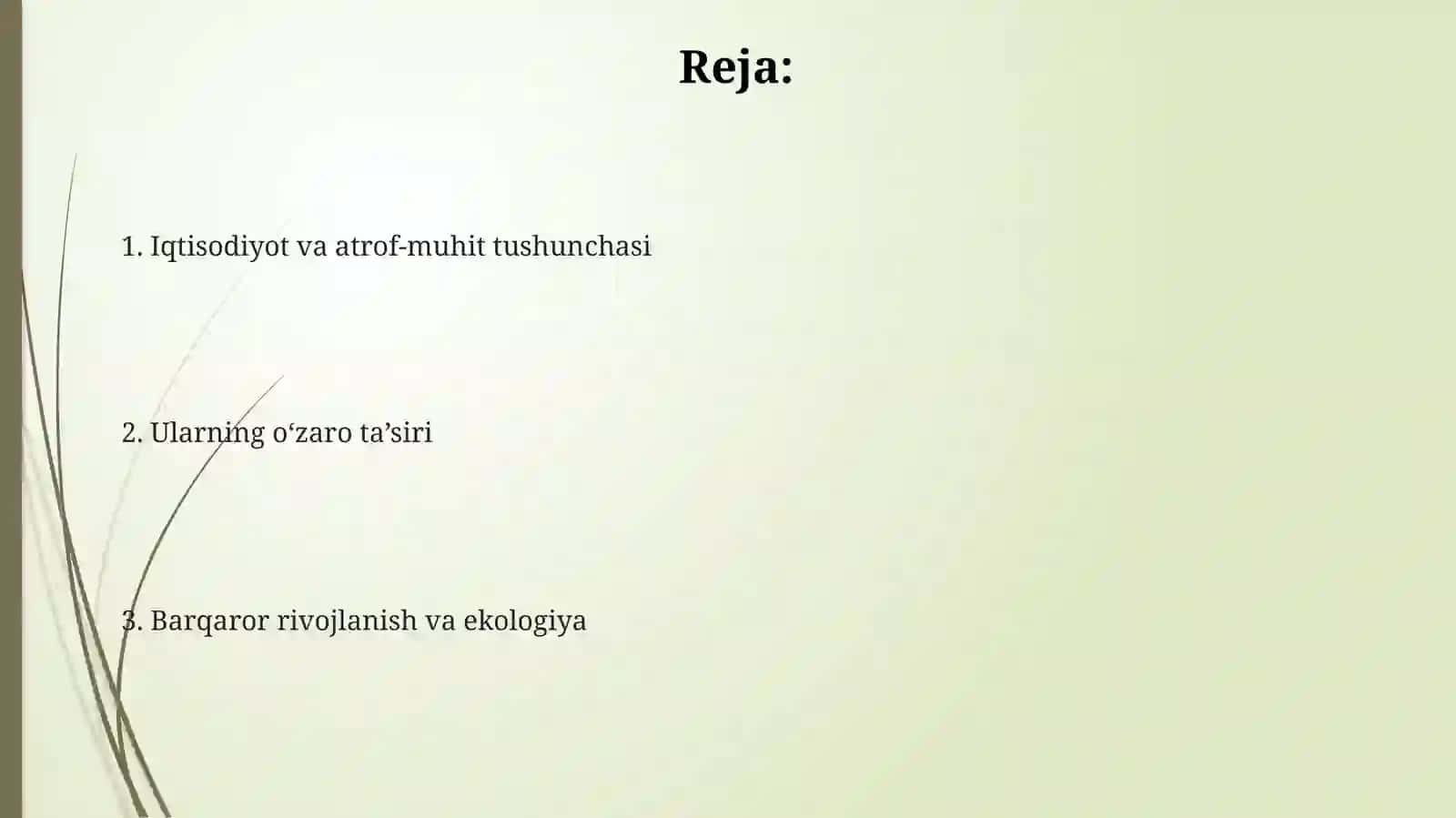 Atrof-muhit tushunchasi 2