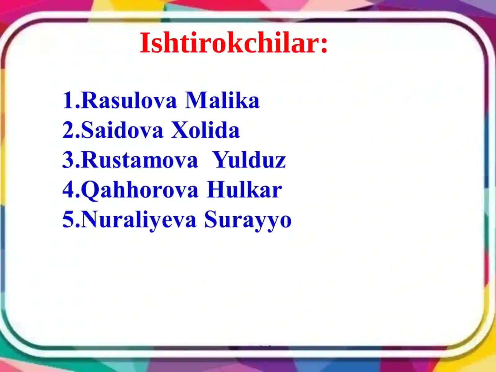 Narsalarni Kattaligi Haqidagi Tasavvurlarini Tarkib Toptirish Usullari 2