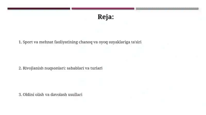 Sport va mehnat faoliyatining chanoq va oyoq suyaklariga ta'siri 2