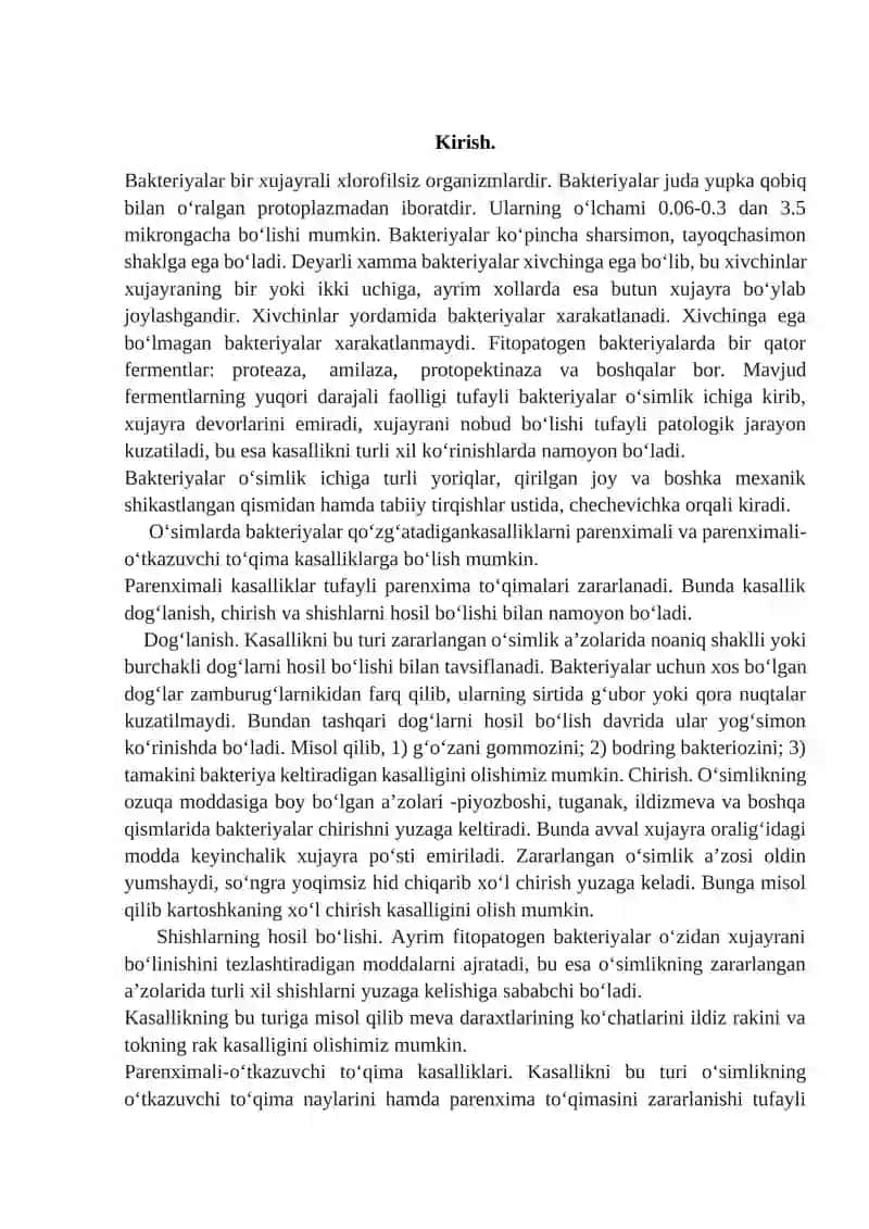 O’simliklarda kassallik qo’zg’atuvchi bakteriyalar 2