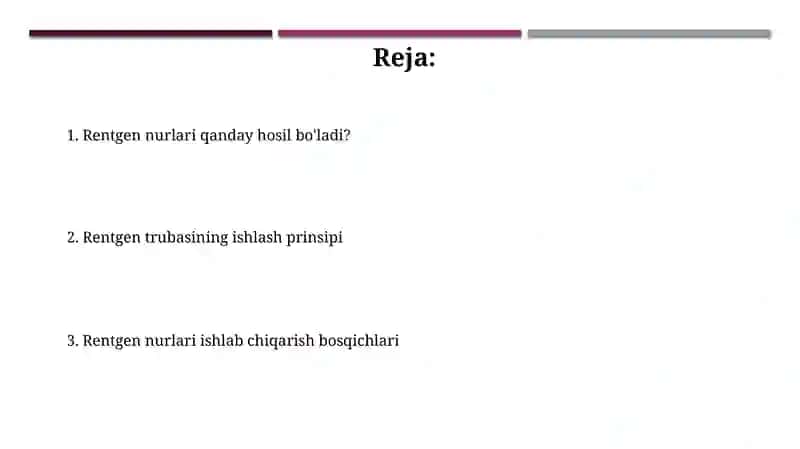 Rentgen nurlari qanday hosil buladi 2