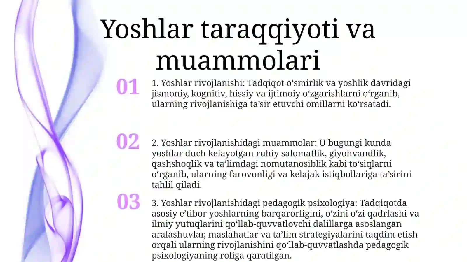 Yosh Va Pedagogik Psixologiya Fanining Tadqiqot SohasiVaMuammolari 2