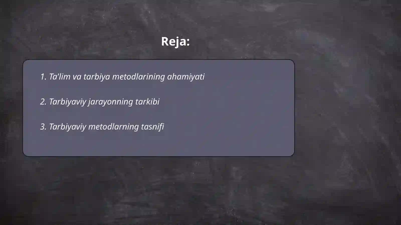 Tarbiyaning umumiy metodlari 2
