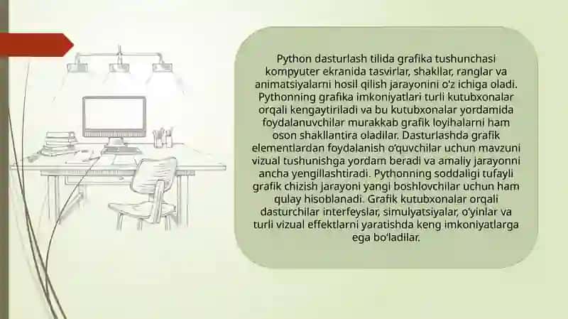 Python dasturlash tilida grafika 2