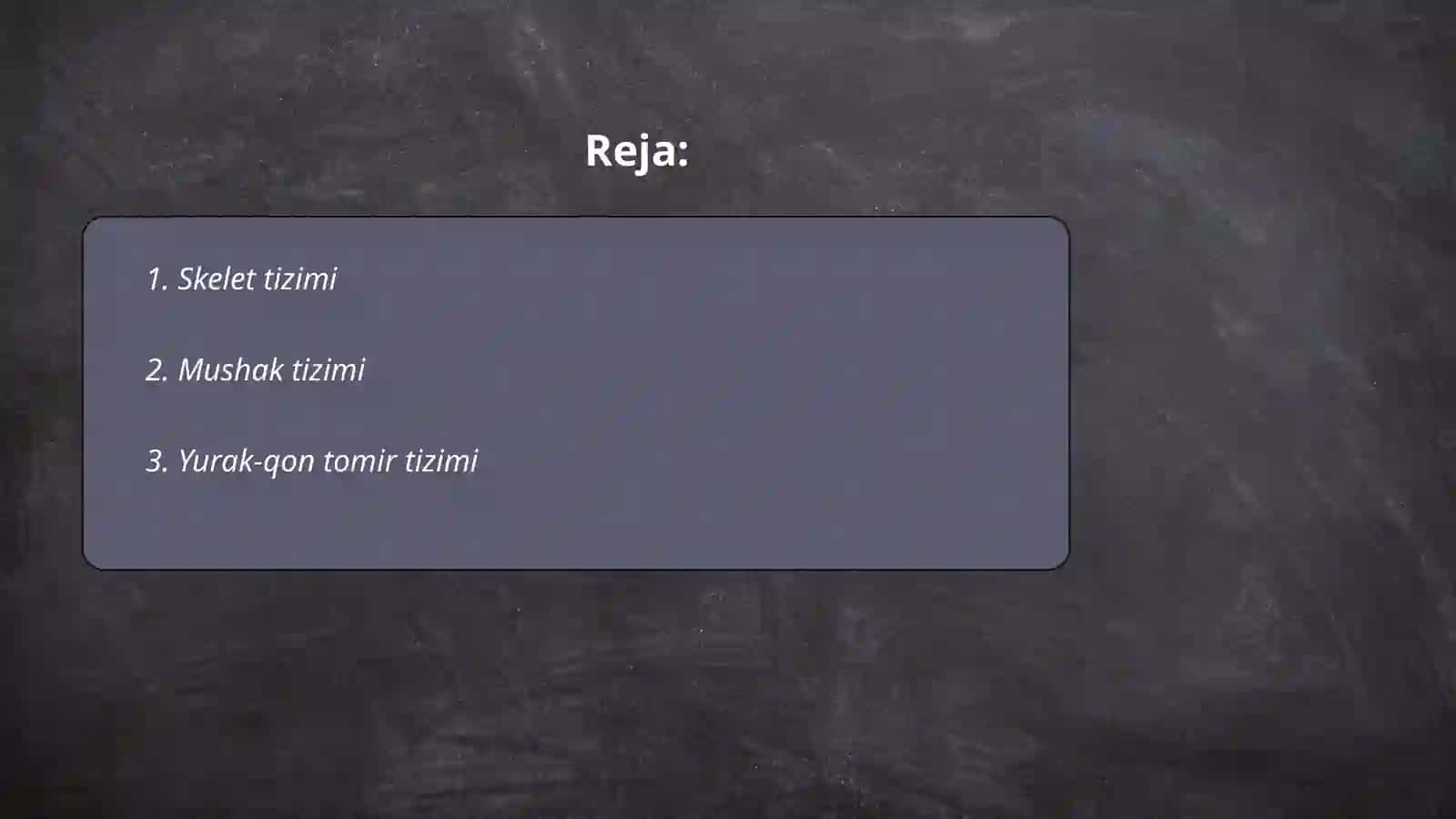 Odam tanasining anatomik tuzilishi haqida ma'lumot 2
