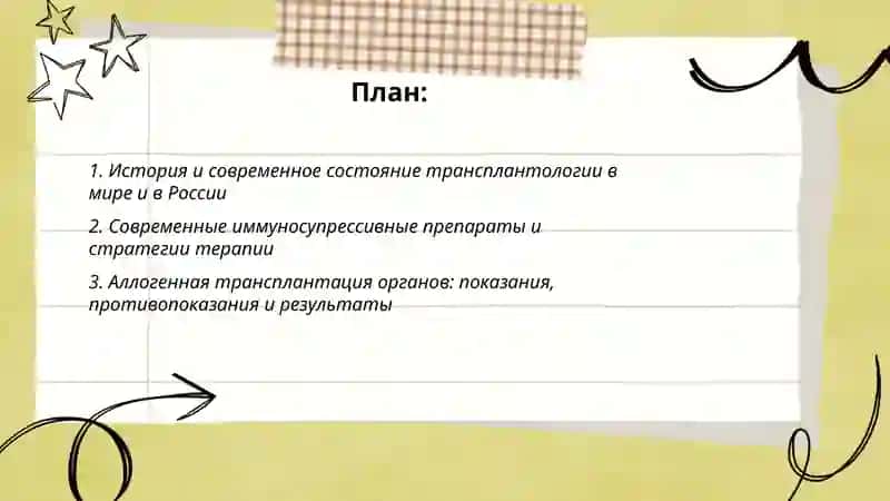 Развитие трансплантация на современном этапе 2