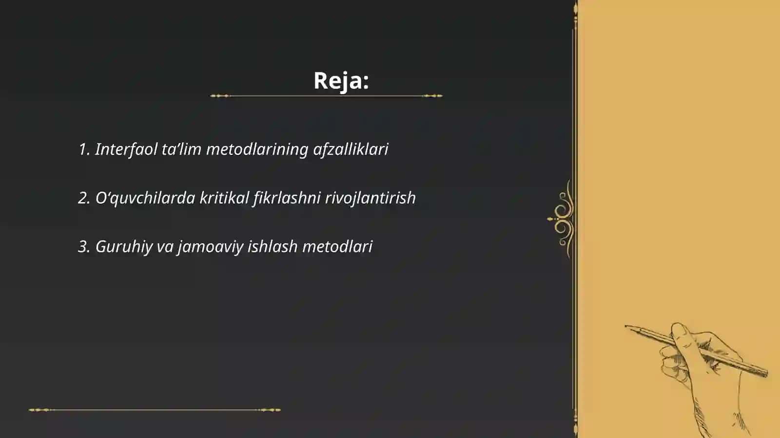 Interfaol taʼlim metodlari 2