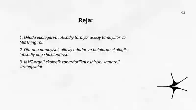 Oilada va MMT dan ekologik va iqtisodiy tarbiyaning bog'liqligi 2