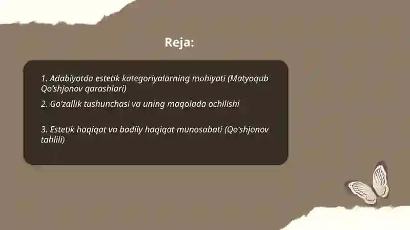 Adabiyotda estetik kategoriyalar 2