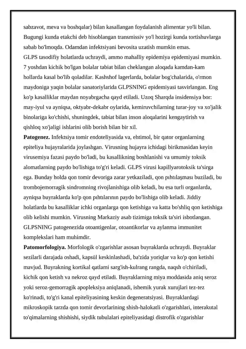 Buyrak Sindromi Bilan Gemorragik Isitma 2