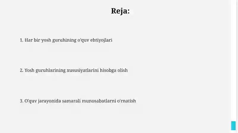 Muloqot va munosabatlarning yoshga bog‘liq xususiyatlari 2