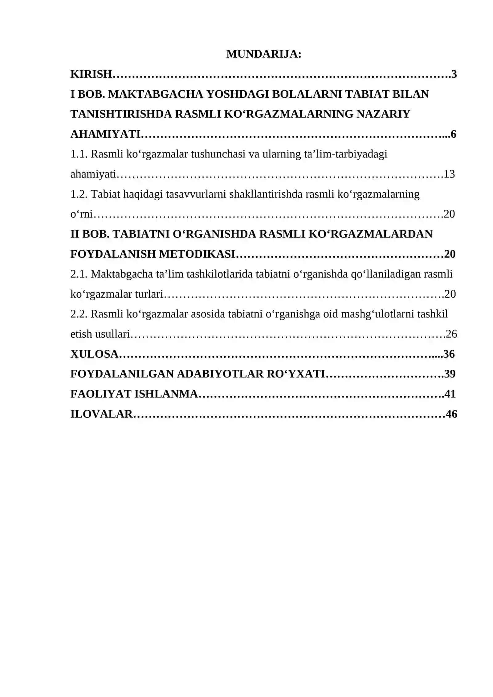 Rasmli ko‘rgazmalar orqali tabiatni o‘rganish 2