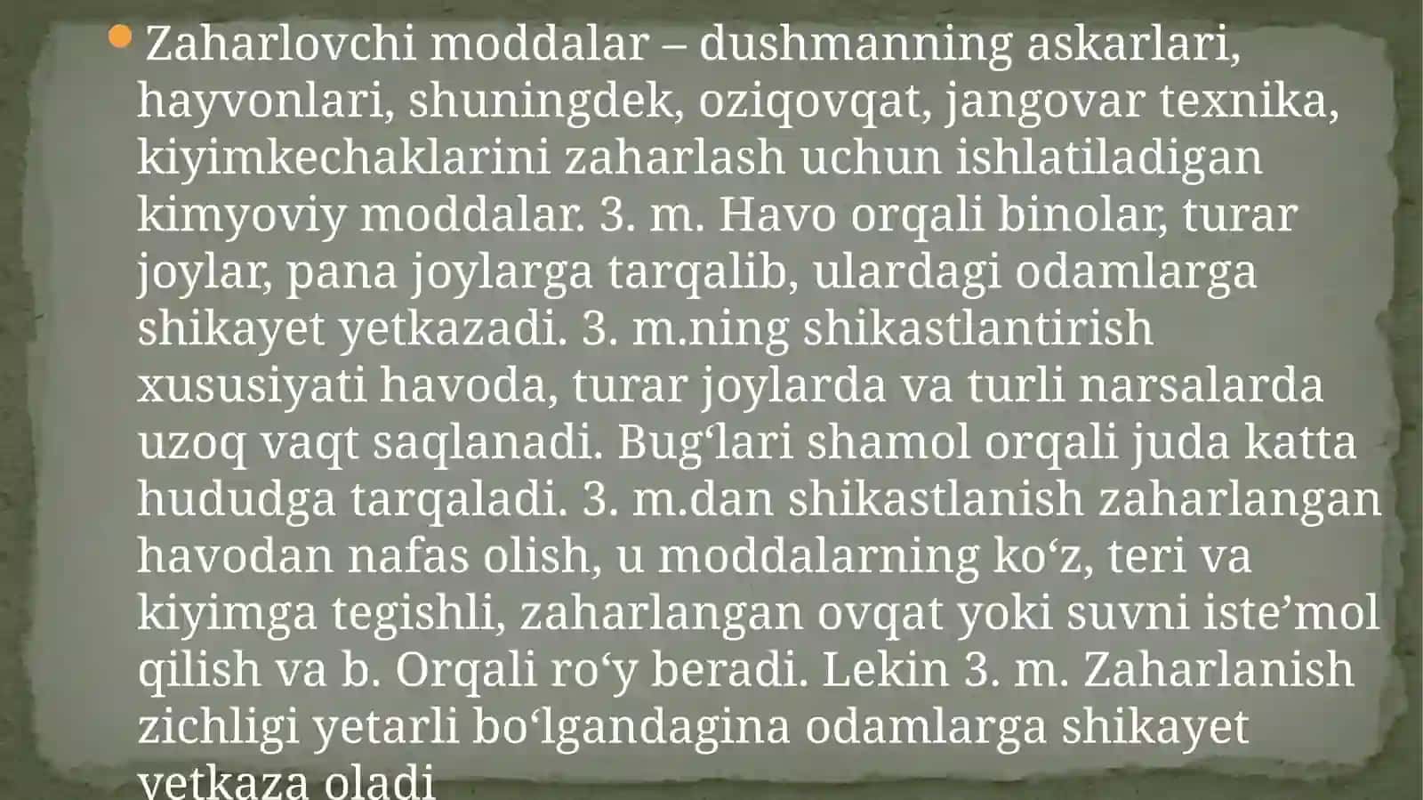 Kuchli ta’sir etuvchi zaharli moddalar va ular bilan zaharlanganda birinchi yordam ko’rsatishmohiyati 2
