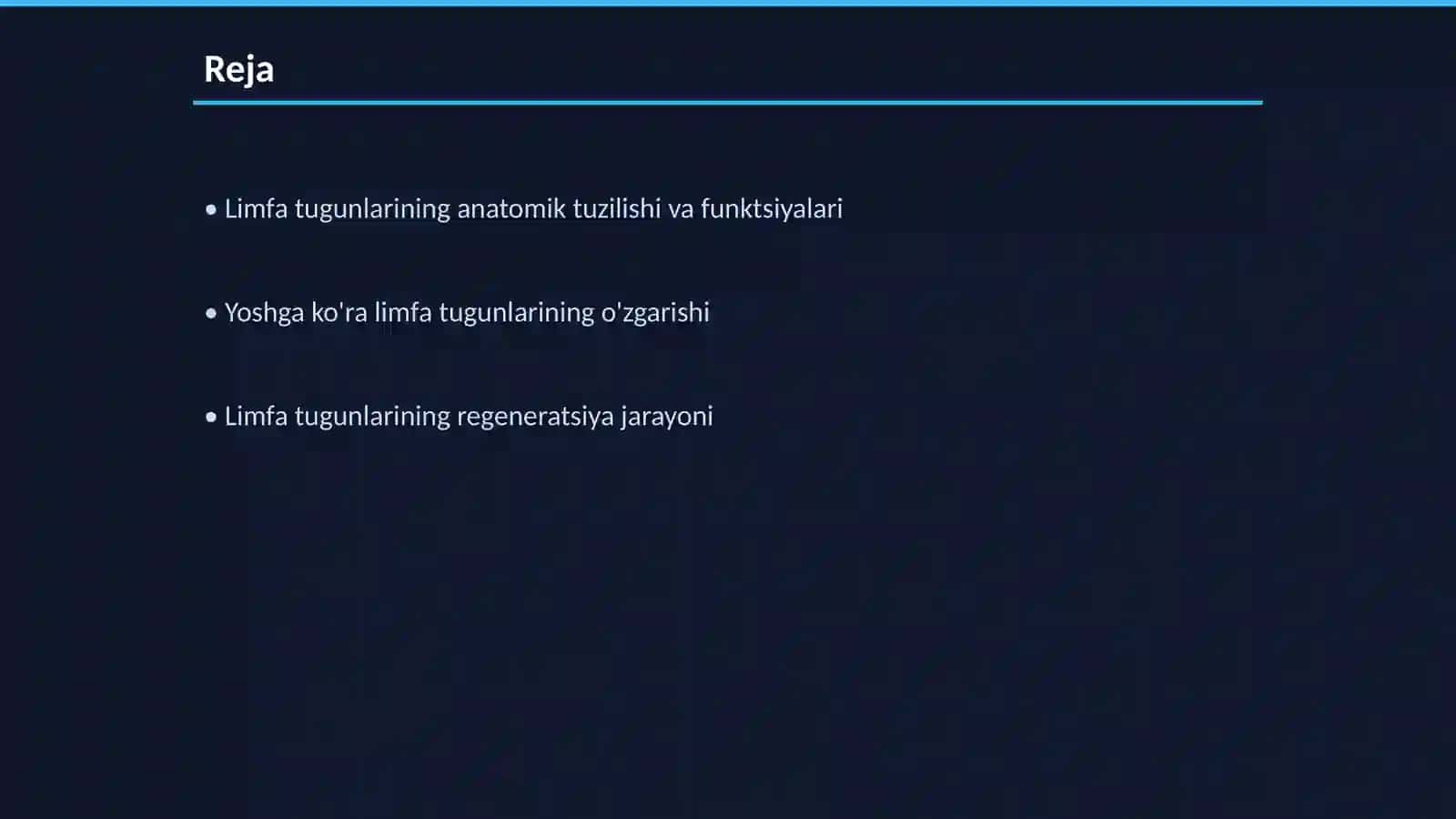 Limfa tugunlarining yoshga ko'ra o'zgarishi va regeneretsiyasi. Timusdagi T-lim fotsitlarning yetilish Jarayoni (antigenga bog liq bo'Imagan immunogenez) 2
