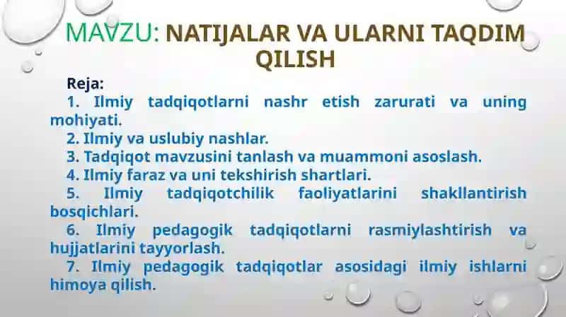Ilmiy tadqiqotlarni nashr etish zarurati va uning mohiyati 2